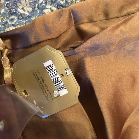 NWT Ryegrass Satin Cropped Ankle Pants - Picture 4 of 5